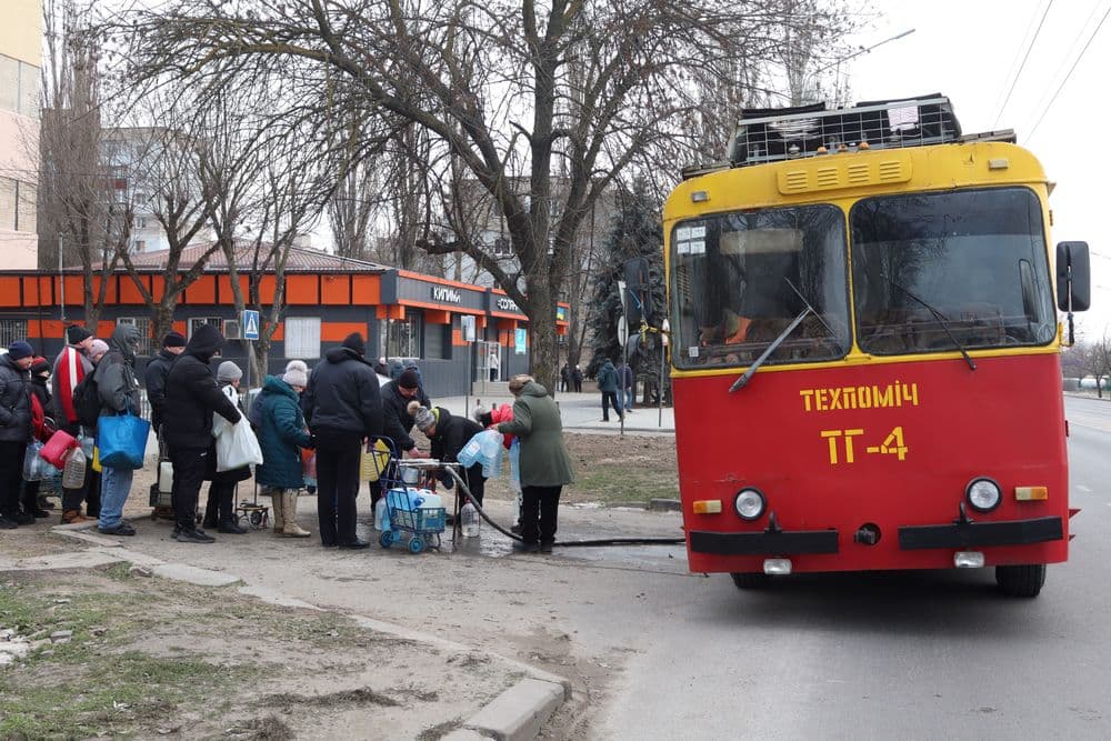 Графік підвозу очищеної та технічної води спецтролейбусами КП "Миколаївелектротранс" на 14 січня:
