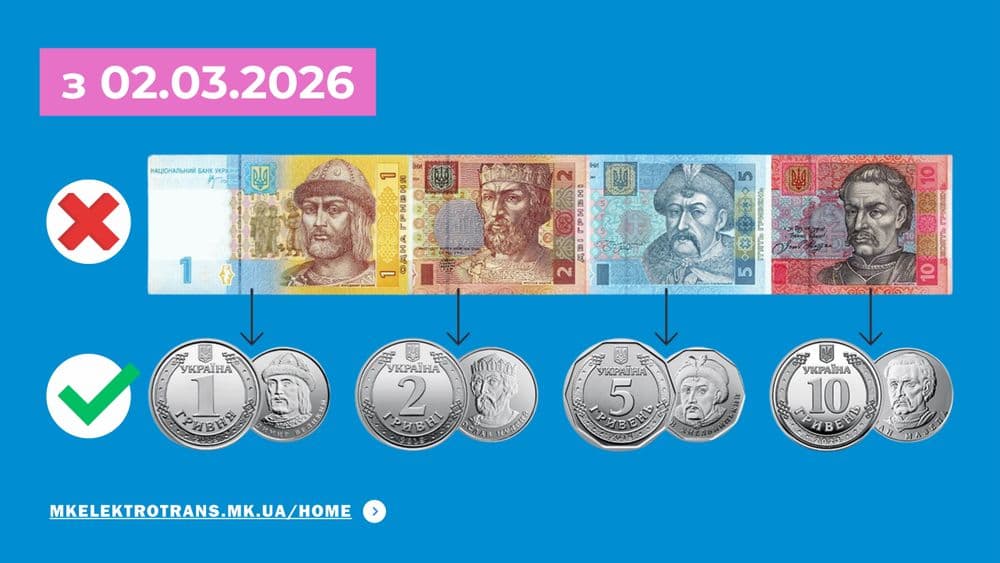 Купюри замінять на монети: що потрібно знати пасажирам