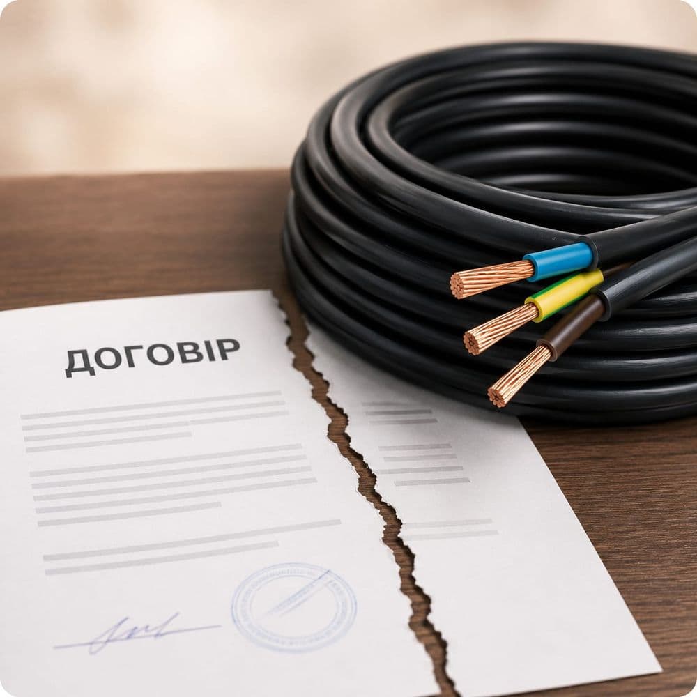 Щодо закупівлі кабельно-провідникової продукції
