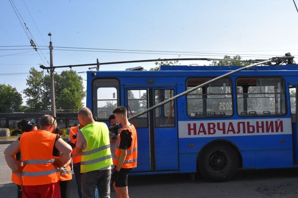 Майбутні водії тролейбусів розпочали практичне навчання на базі КП "Миколаївелектротранс"