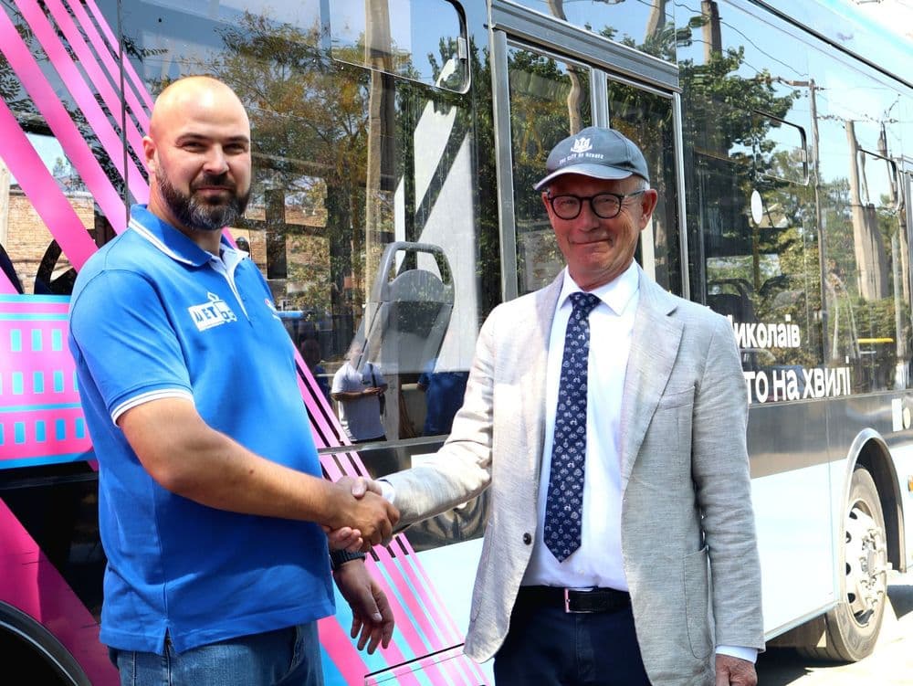 Миколаїв отримав ще 9 тролейбусів з автономним ходом завдяки підтримці Данії